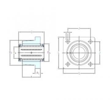 SKF LVCR 16-2LS المحامل الخطية