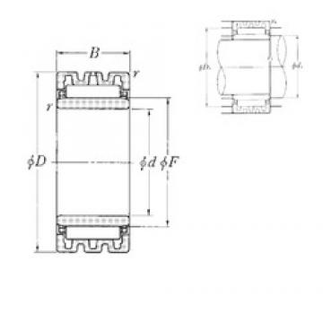 65 mm x 90 mm x 25 mm  NTN NA4913S محامل إبرة الأسطوانة