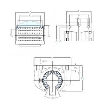 SKF LUCT 40 BH المحامل الخطية