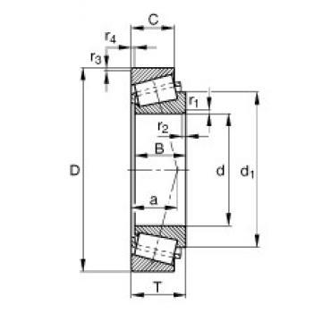 150 mm x 225 mm x 48 mm  FAG 32030-X-XL تناقص الأسطوانة المحامل