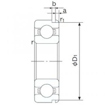 25 mm x 37 mm x 7 mm  NACHI 6805N الكرات الأخدود العميق