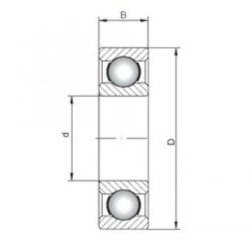 440 mm x 650 mm x 67 mm  ISO 16088 الكرات الأخدود العميق