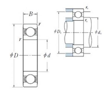 160 mm x 290 mm x 48 mm  NSK 6232 الكرات الأخدود العميق