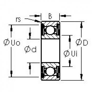 AST 629HZZ الكرات الأخدود العميق