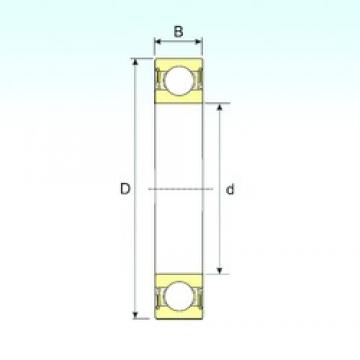 45 mm x 100 mm x 36 mm  ISB 62309-2RS الكرات الأخدود العميق