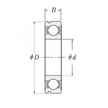 110 mm x 150 mm x 20 mm  CYSD 6922N الكرات الأخدود العميق