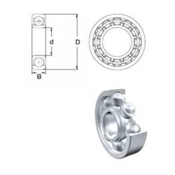 12 mm x 32 mm x 10 mm  ZEN 6201 الكرات الأخدود العميق