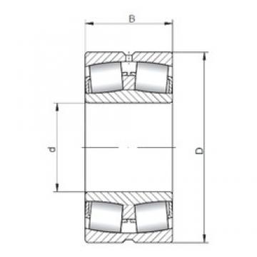 1120 mm x 1460 mm x 250 mm  ISO 239/1120W33 محامل كروية