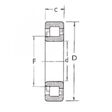 70 mm x 150 mm x 51 mm  FBJ NJ2314 محامل أسطوانية