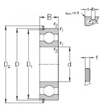 35 mm x 72 mm x 17 mm  NKE 6207-Z-N الكرات الأخدود العميق