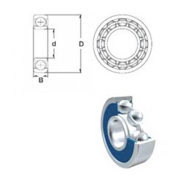 70 mm x 150 mm x 35 mm  ZEN 6314-2RS الكرات الأخدود العميق