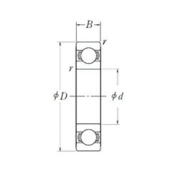 10 mm x 30 mm x 9 mm  NSK 6200L11ZZ الكرات الأخدود العميق