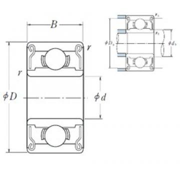 6,35 mm x 19,05 mm x 7,142 mm  ISO R4AA-2RS الكرات الأخدود العميق