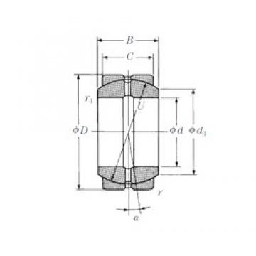 95,25 mm x 149,225 mm x 83,34 mm  NSK 37SF60 محامل عادي