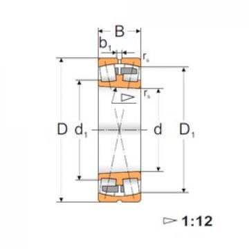 200 mm x 360 mm x 98 mm  FBJ 22240K محامل كروية