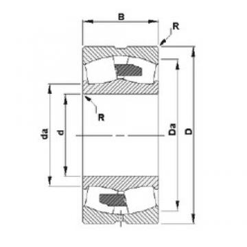 130 mm x 210 mm x 64 mm  Timken 23126YM محامل كروية