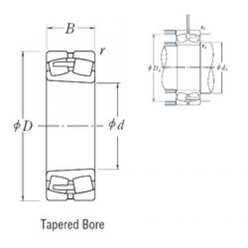 560 mm x 920 mm x 355 mm  NSK 241/560CAK30E4 محامل كروية