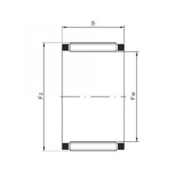 ISO K15x21x15 محامل إبرة الأسطوانة