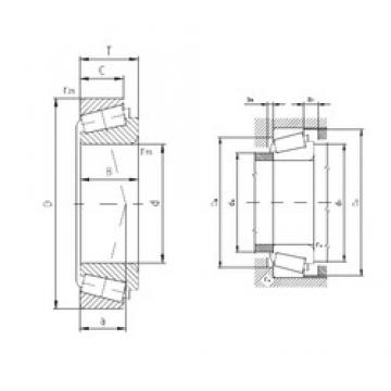 120 mm x 170 mm x 25 mm  ZVL T4CB120 تناقص الأسطوانة المحامل