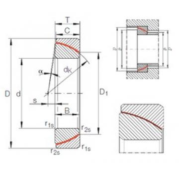 35 mm x 62 mm x 17 mm  INA GE 35 SW محامل عادي