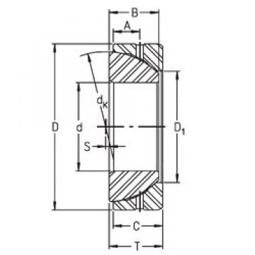 200 mm x 310 mm x 66 mm  Timken GE200SX محامل عادي