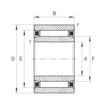 17 mm x 35 mm x 16 mm  INA NAO17X35X16 محامل إبرة الأسطوانة