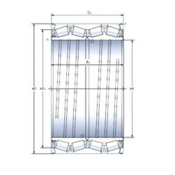 215,9 mm x 288,925 mm x 177,8 mm  NSK STF215KVS2851Eg تناقص الأسطوانة المحامل