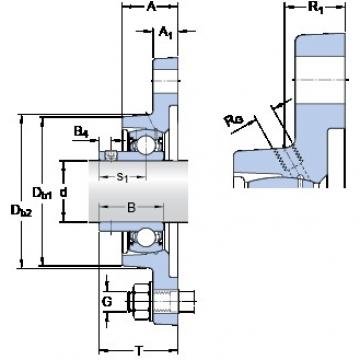 SKF FYT 1.3/4 RM تحمل وحدات