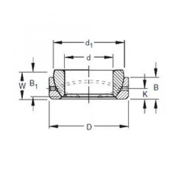 Timken 17SBT28 محامل عادي