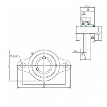 KOYO UCSFL204H1S6 تحمل وحدات