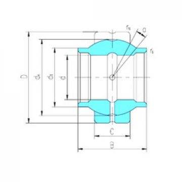 44,45 mm x 71,438 mm x 66,675 mm  LS GEWZ44ES محامل عادي