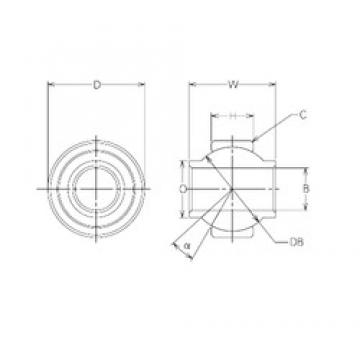 14 mm x 29 mm x 14 mm  NMB MBY14CR محامل عادي