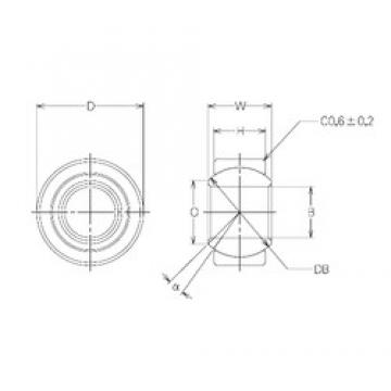 12 mm x 26 mm x 12 mm  NMB MBW12CR محامل عادي