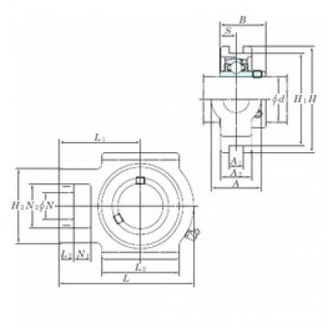 KOYO UCT207E تحمل وحدات