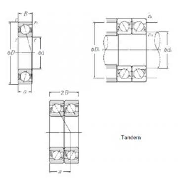 130 mm x 200 mm x 33 mm  NTN 7026DT الاتصال الكرات الزاوي