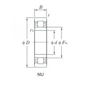 170 mm x 310 mm x 52 mm  KOYO NU234R محامل أسطوانية