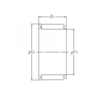 NTN K55×60×17 محامل إبرة الأسطوانة