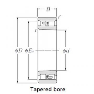 440 mm x 650 mm x 157 mm  NTN NN3088K محامل أسطوانية