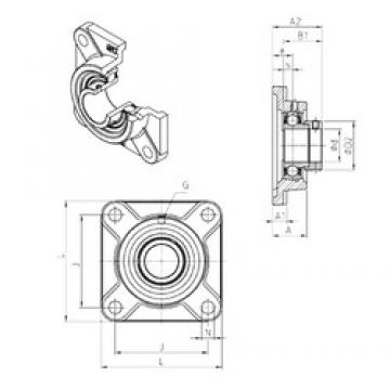 SNR ESF210 تحمل وحدات