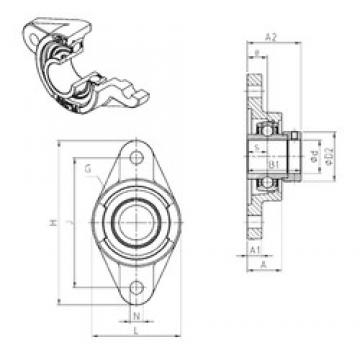 SNR EXFL316 تحمل وحدات