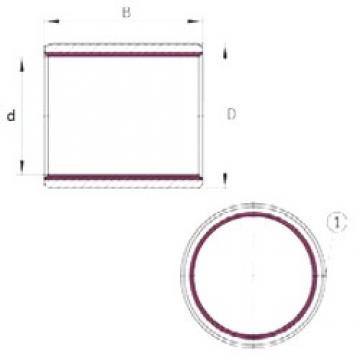 110 mm x 115 mm x 115 mm  INA EGB110115-E40 محامل عادي