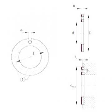 INA EGW28-E40 محامل عادي