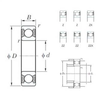 17 mm x 30 mm x 7 mm  KOYO 6903ZZ الكرات الأخدود العميق