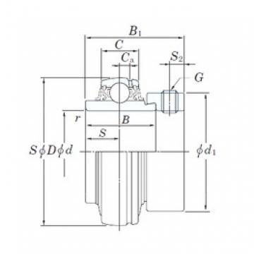 70 mm x 125 mm x 68,2 mm  KOYO NA214 الكرات الأخدود العميق