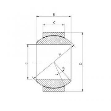 50 mm x 90 mm x 56 mm  ISO GE 050 HCR-2RS محامل عادي