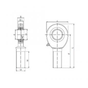 10 mm x 12,9 mm x 14 mm  ISO SA 10 محامل عادي