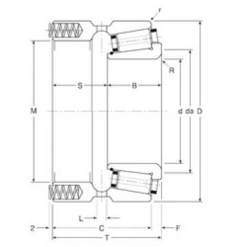 90 mm x 160 mm x 42 mm  Gamet 160090/160160P تناقص الأسطوانة المحامل