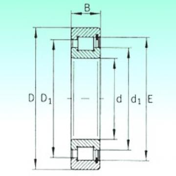 160 mm x 220 mm x 36 mm  NBS SL182932 محامل أسطوانية