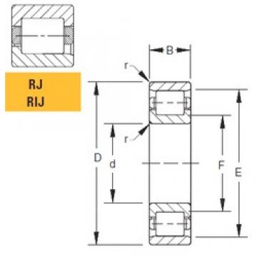 140 mm x 210 mm x 53 mm  Timken 140RJ30 محامل أسطوانية