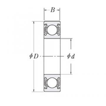 31.75 mm x 79,375 mm x 22,225 mm  RHP MJ1.1/4-2Z الكرات الأخدود العميق